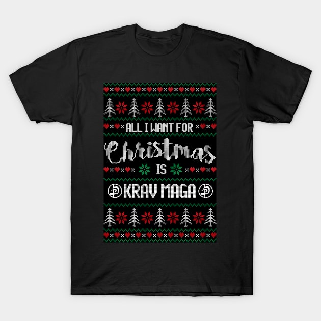 Funny Ugly Krav Maga Christmas Sweater T-Shirt by loumed